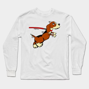 Beautiful Dog Illustration Long Sleeve T-Shirt